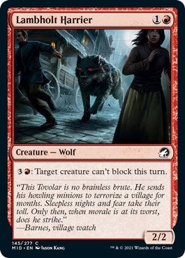 Image for Lambholt Harrier (145) (Innistrad: Midnight Hunt) - Magic: The Gathering