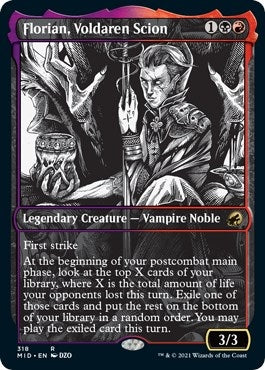 Image for Florian, Voldaren Scion (Showcase) (318) (Innistrad: Midnight Hunt) - Magic: The Gathering