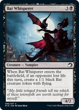 Image for Bat Whisperer (86) (Innistrad: Midnight Hunt) - Magic: The Gathering
