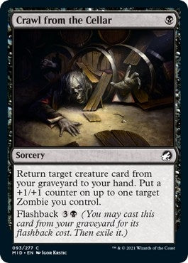 Image for Crawl from the Cellar (93) (Innistrad: Midnight Hunt) - Magic: The Gathering