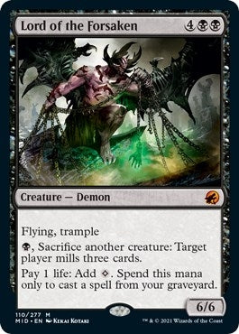 Image for Lord of the Forsaken (110) (Innistrad: Midnight Hunt) - Magic: The Gathering
