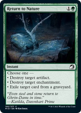 Image for Return to Nature (195) (Innistrad: Midnight Hunt) - Magic: The Gathering