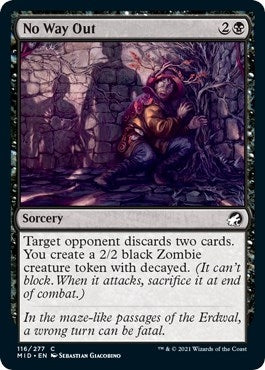 Image for No Way Out (116) (Innistrad: Midnight Hunt) - Magic: The Gathering