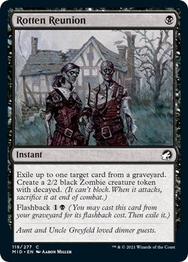 Image for Rotten Reunion (119) (Innistrad: Midnight Hunt) - Magic: The Gathering