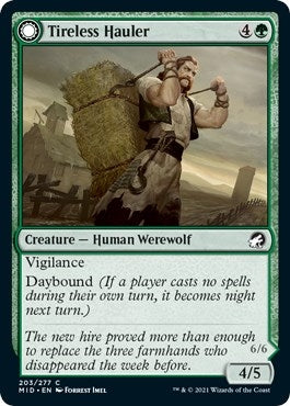 Image for Tireless Hauler (203) (Innistrad: Midnight Hunt) - Magic: The Gathering