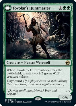 Image for Tovolar's Huntmaster (204) (Innistrad: Midnight Hunt) - Magic: The Gathering
