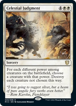 Image for Celestial Judgment (5) (Commander: Innistrad: Midnight Hunt) - Magic: The Gathering