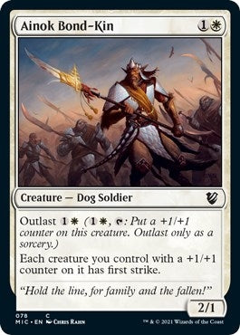 Image for Ainok Bond-Kin (78) (Commander: Innistrad: Midnight Hunt) - Magic: The Gathering