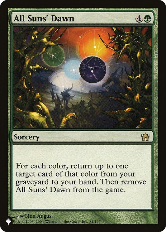 Image for All Suns' Dawn (81/165) (The List Reprints) - Magic: The Gathering