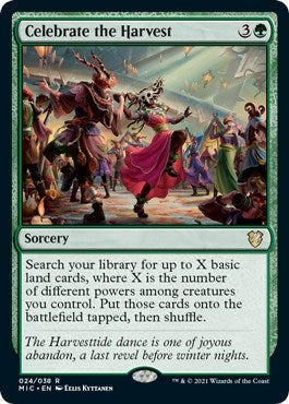 Image for Celebrate the Harvest (24) (Commander: Innistrad: Midnight Hunt) - Magic: The Gathering