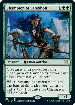 Image for Champion of Lambholt (136) (Commander: Innistrad: Midnight Hunt) - Magic: The Gathering
