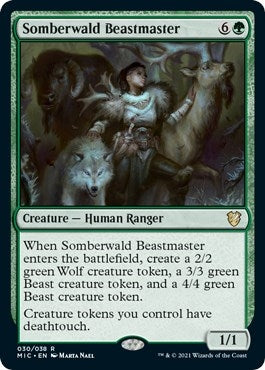 Image for Somberwald Beastmaster (30) (Commander: Innistrad: Midnight Hunt) - Magic: The Gathering
