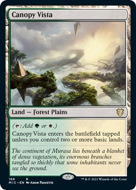 Image for Canopy Vista (168) (Commander: Innistrad: Midnight Hunt) - Magic: The Gathering