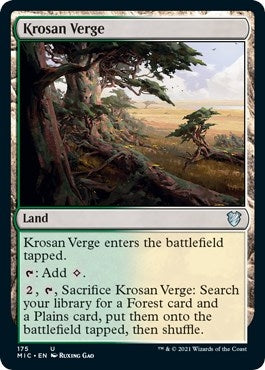 Image for Krosan Verge (175) (Commander: Innistrad: Midnight Hunt) - Magic: The Gathering