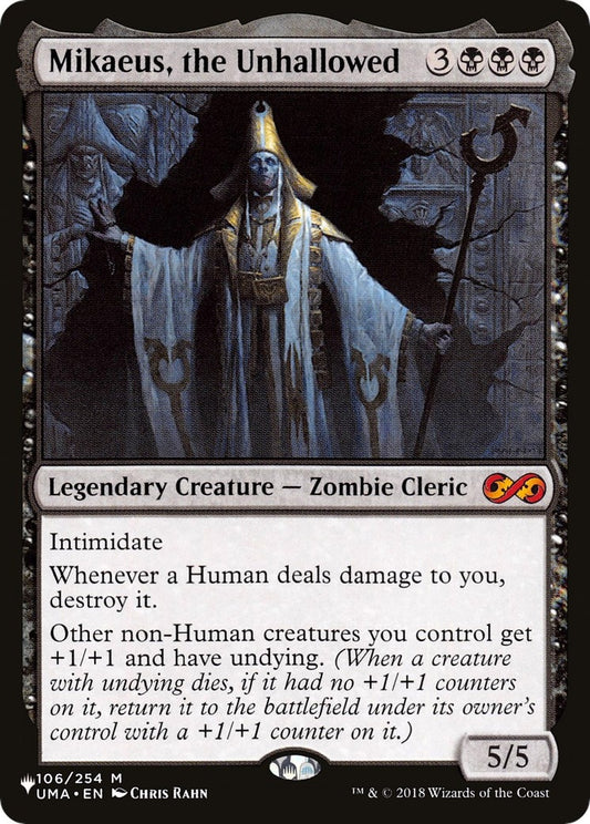 Image for Mikaeus, the Unhallowed (106/254) (The List Reprints) - Magic: The Gathering