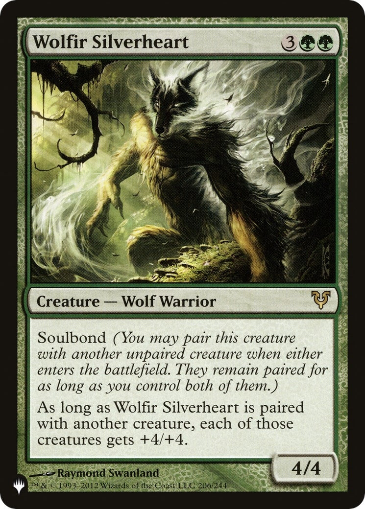 Image for Wolfir Silverheart (206/244) (The List Reprints) - Magic: The Gathering