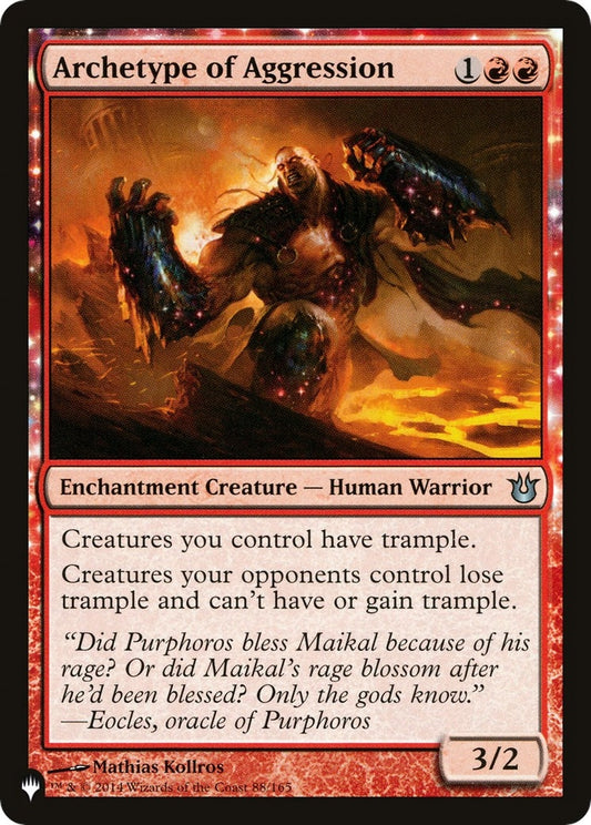 Image for Archetype of Aggression (88/165) (The List Reprints) - Magic: The Gathering