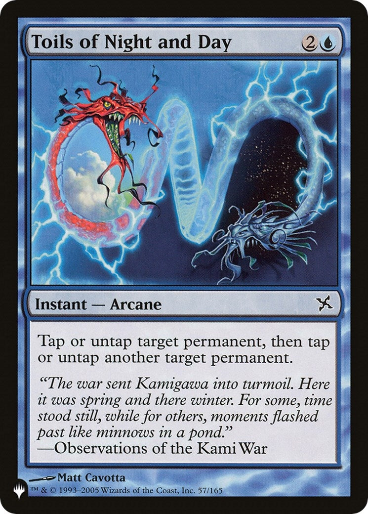 Image for Toils of Night and Day (57/165) (The List Reprints) - Magic: The Gathering