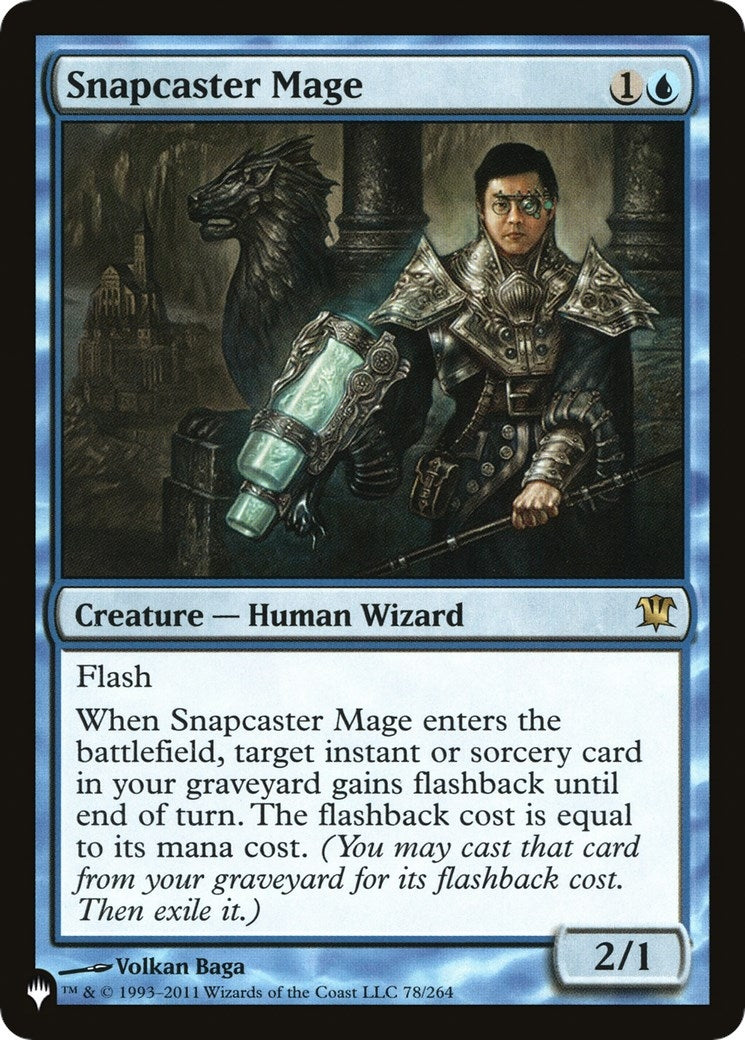 Image for Snapcaster Mage (78/264) (The List Reprints) - Magic: The Gathering