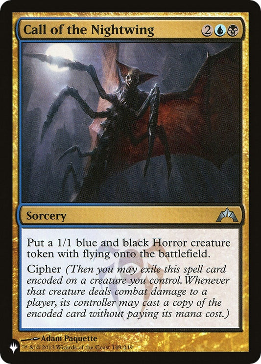 Image for Call of the Nightwing (GTC) (149/249) (The List Reprints) - Magic: The Gathering