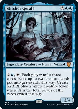 Image for Stitcher Geralf (104) (Commander: Innistrad: Midnight Hunt) - Magic: The Gathering