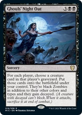 Image for Ghouls' Night Out (19) (Commander: Innistrad: Midnight Hunt) - Magic: The Gathering