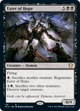 Image for Eater of Hope (115) (Commander: Innistrad: Midnight Hunt) - Magic: The Gathering