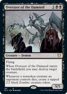 Image for Overseer of the Damned (127) (Commander: Innistrad: Midnight Hunt) - Magic: The Gathering