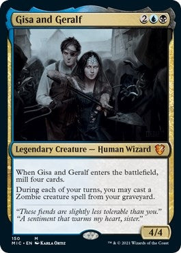 Image for Gisa and Geralf (150) (Commander: Innistrad: Midnight Hunt) - Magic: The Gathering