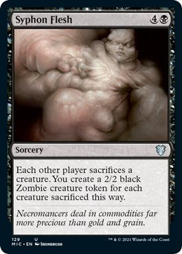 Image for Syphon Flesh (129) (Commander: Innistrad: Midnight Hunt) - Magic: The Gathering