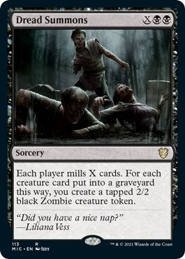 Image for Dread Summons (113) (Commander: Innistrad: Midnight Hunt) - Magic: The Gathering