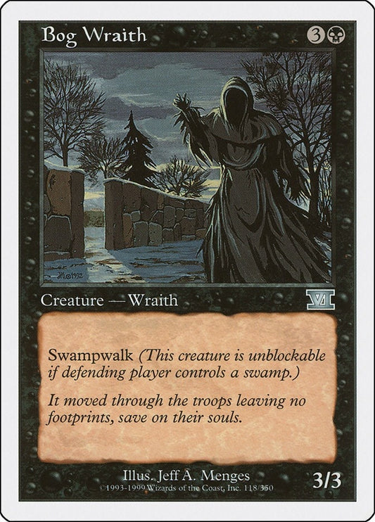Image for Bog Wraith (118) (Classic Sixth Edition) - Magic: The Gathering