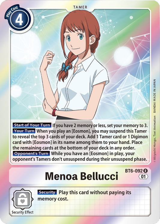 Image for Menoa Bellucci (BT6-092 R) (Double Diamond) - Digimon Card Game