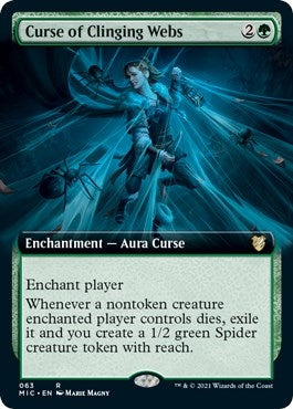 Image for Curse of Clinging Webs (Extended Art) (63) (Commander: Innistrad: Midnight Hunt) - Magic: The Gathering