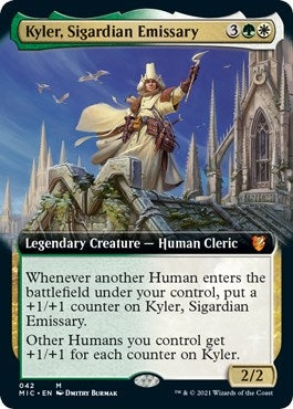 Image for Kyler, Sigardian Emissary (Extended Art) (42) (Commander: Innistrad: Midnight Hunt) - Magic: The Gathering