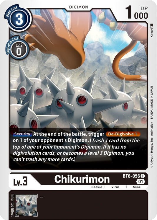 Image for Chikurimon (BT6-056 C) (Double Diamond) - Digimon Card Game