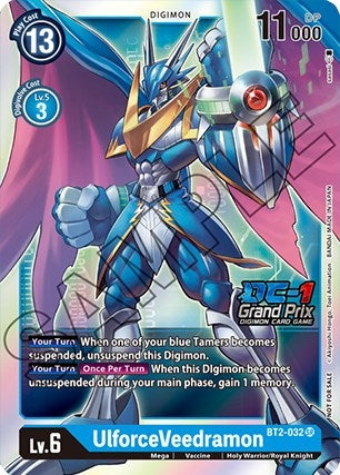 Image for UlforceVeedramon (DC-1 Grand Prix) (BT2-032 SR) (Release Special Booster 1.5) - Digimon Card Game