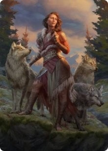 Image for Arlinn, the Pack's Hope Art Card (01/81) (1) (Art Series: Innistrad: Midnight Hunt) - Magic: The Gathering