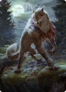 Image for Arlinn, the Moon's Fury Art Card (02/81) (2) (Art Series: Innistrad: Midnight Hunt) - Magic: The Gathering