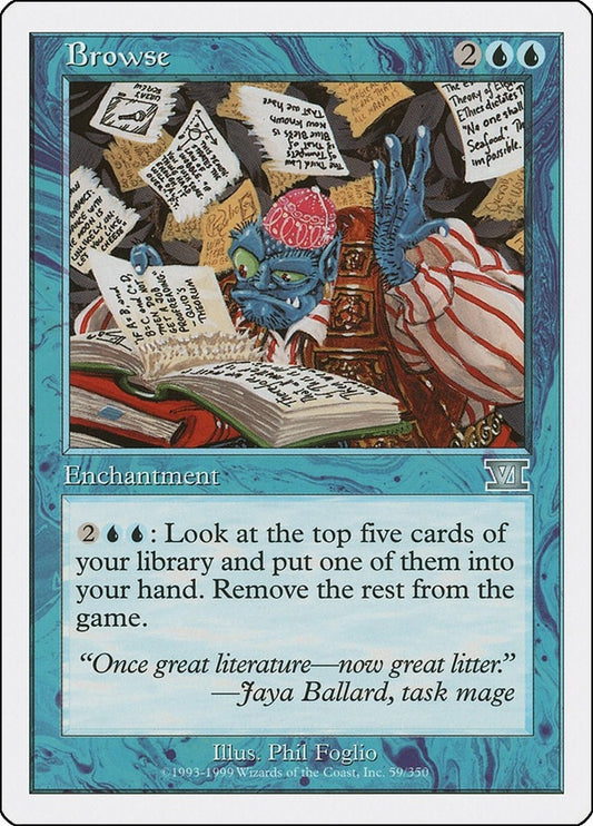 Image for Browse (59) (Classic Sixth Edition) - Magic: The Gathering