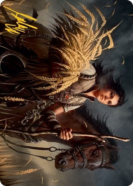 Image for Ambitious Farmhand Art Card (Gold-Stamped Signature) (11) (Art Series: Innistrad: Midnight Hunt) - Magic: The Gathering
