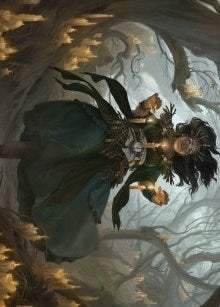 Image for Candlegrove Witch Art Card (15/81) (15) (Art Series: Innistrad: Midnight Hunt) - Magic: The Gathering