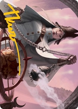 Image for Celestus Sanctifier Art Card (Gold-Stamped Signature) (16) (Art Series: Innistrad: Midnight Hunt) - Magic: The Gathering