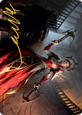 Image for Bloodthirsty Adversary Art Card (Gold-Stamped Signature) (41) (Art Series: Innistrad: Midnight Hunt) - Magic: The Gathering