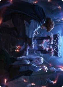 Image for Faithful Mending Art Card (60) (Art Series: Innistrad: Midnight Hunt) - Magic: The Gathering