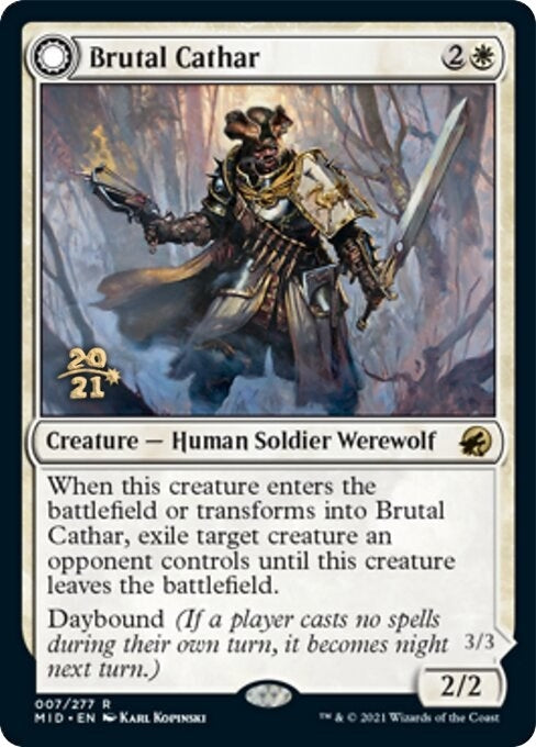 Image for Brutal Cathar (7) (Prerelease Cards) - Magic: The Gathering