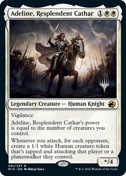 Image for Adeline, Resplendent Cathar (1) (Promo Pack: Innistrad: Midnight Hunt) - Magic: The Gathering