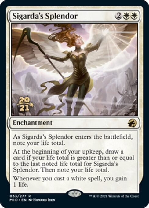 Image for Sigarda's Splendor (33) (Prerelease Cards) - Magic: The Gathering