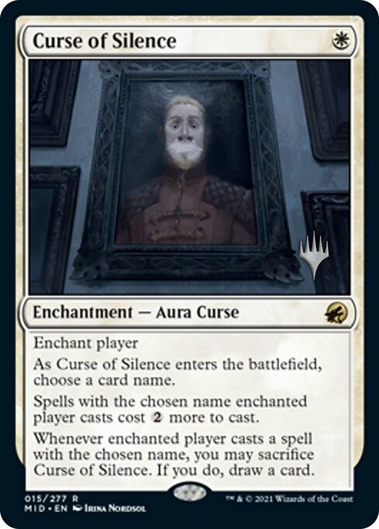 Image for Curse of Silence (15) (Promo Pack: Innistrad: Midnight Hunt) - Magic: The Gathering
