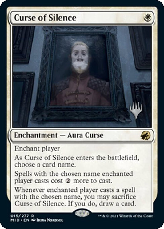 Image for Curse of Silence (15) (Promo Pack: Innistrad: Midnight Hunt) - Magic: The Gathering